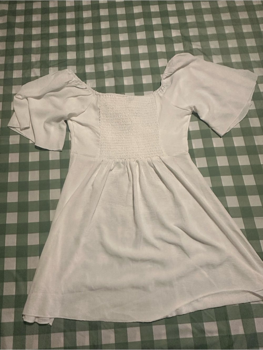 Women white summer dress size medium